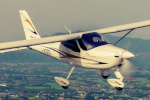 Tecnam P92 ultralight aircraft